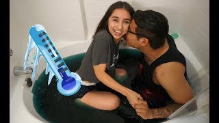 HILARIOUS ICE BATH CHALLENGE [upl. by Llerraf]