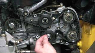 Ducatitechcom Ducati 749999 Timing Belt Change Part 1 [upl. by Nellac169]