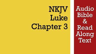 Luke 3  NKJV Audio Bible amp Text [upl. by Bartholomeus]