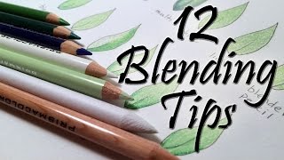 12 Blending Tips for Colored Pencils [upl. by Marlen386]