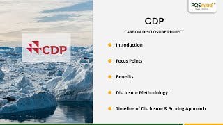 Carbon Disclosure Project CDP Introduction [upl. by Soilissav]