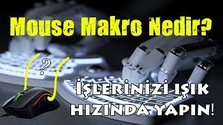 Fare ile Makro Yapımı Mouse Macro Nedir [upl. by Ayotol]