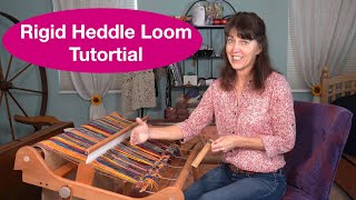 Ashford Rigid Heddle Loom Tutorial [upl. by Anaek]