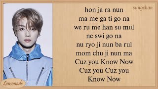 NCT U  Know Now Easy Lyrics [upl. by Yleik789]