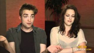 Robert Pattinson and Kristen Stewart Interview For Breaking Dawn Part 1 [upl. by Bolme]