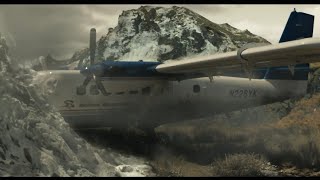 Greenland Plane Crash Scene  HD clip [upl. by Ddej]