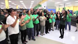 Downtown Los Angeles Walmart Cheer [upl. by Navannod]