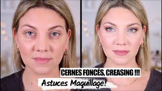 COMMENT CAMOUFLER SES CERNES  MAQUILLAGE amp ASTUCES FACILES  Dark Circles [upl. by Ainesey]