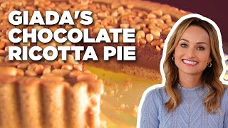 How to Make Giadas Chocolate Ricotta Pie  Everyday Italian  Food Network [upl. by Gav580]