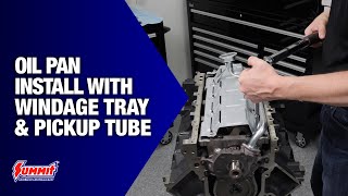 Oil Pan Pickup and Windage Tray Installation Tips  Engine Building 101 [upl. by Azilanna687]