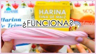 ¿Funcionará Slime casero con HARINA eslain  blandiblu [upl. by Ardiedal]