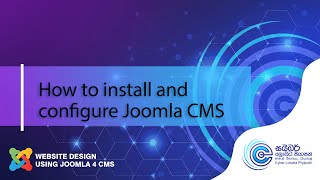 02 Installing Joomla 4 CMS [upl. by Sualkin]