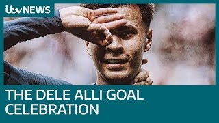 How to do the seemingly ‘impossible’ Dele Alli goal celebration  ITV News [upl. by Cantlon]