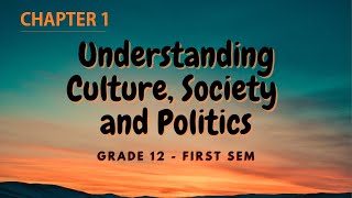 UCSP 10 Introduction to Anthropology Sociology and Political Science [upl. by Sasnett548]