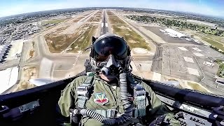 F15 Eagle Takeoff amp Maneuvers • Cockpit View [upl. by Natsyrk727]