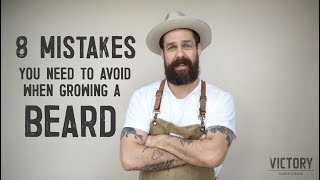 8 BEARD GROWING MISTAKES YOU NEED TO AVOID with Matty Conrad [upl. by Durkee]