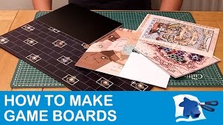 How to Make Game Boards  Dining Table Print and Play [upl. by Seyer512]