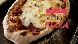 Ultimate Vegan Pizza From Scratch  The Buddhist Chef [upl. by Yalahs]