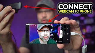 How to connect phone to webcam  Android webcam USB [upl. by Kirven]