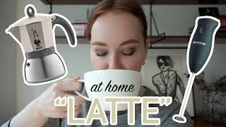 HOW TO MAKE A quotLATTEquot AT HOME moka pot  frother [upl. by Bradney133]