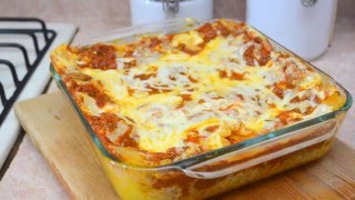 COMO HACER LASAGNA LASAÑA MUY FACIL  Recién Cocinados [upl. by Dorren]