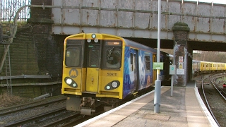 Half an Hour at 216  Birkenhead North Station 1022017  Class 507 508 terminus [upl. by Ilocin283]