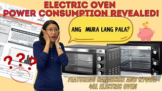 Kunsumo sa Kuryente ng Electric OvenFull Unboxing of 45L Kyowa Electric Oven [upl. by Eekaz]