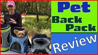 Pet Backpacks Tested Reviewed How to Pick a Pet Carrier Traveling Hiking [upl. by Esiahc]