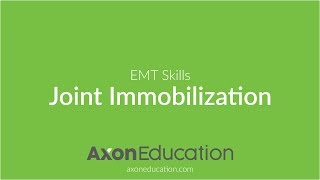 NREMT EMT Skills Joint Immobilization [upl. by Bajaj]