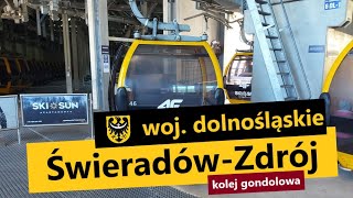 Kolej gondolowa w ŚwieradowieZdroju 2021 [upl. by Nibla771]