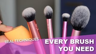 The Best Makeup Brushes from Real Techniques  Bailey B [upl. by Maryjo]