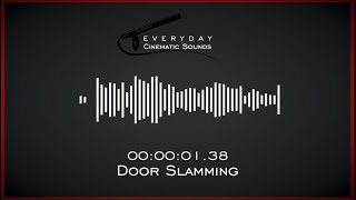 Door Slamming  HQ Sound Effects [upl. by Also319]