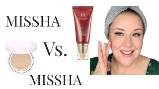 Missha Magic Cushion Vs Missha M BB Cream [upl. by Eustache]