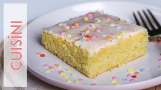 ZITRONENKUCHEN Rezept vom Blech DER BESTE 🍋 einfach schnell super saftig  Blechkuchen backen [upl. by Dryfoos]