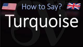 How to Pronounce Turquoise CORRECTLY [upl. by Trebuh]