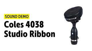 How to handle a Coles 4038 ribbon microphone [upl. by Kev482]