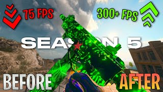 BEST Warzone PC Graphics Settings For Season 5🔧Boost FPS amp Improve Visibility [upl. by Reneta372]