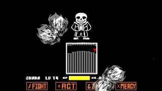 Undertale Genocide Run  All Bosses [upl. by Hullda]