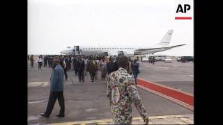 Zaire  President Mobutu returns [upl. by Emanuela752]