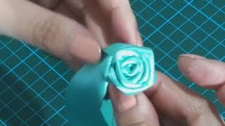 Como hacer Rosas Rococó en tela flores hechas en tela [upl. by Einahpats652]