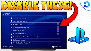 DISABLE These PS4 Settings NOW [upl. by Cohleen]