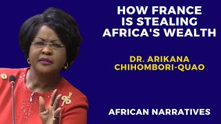 How France Is Stealing Africas Wealth  Colonisation Never Stopped  Dr Arikana ChihomboriQuao [upl. by Searby]