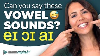 Pronunciation Practice 👄 Difficult Vowel Sounds DIPHTHONGS [upl. by Aramoj]