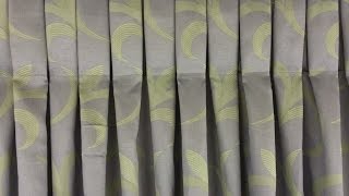 Box pleat how to make a box pleat curtain [upl. by Hegarty]