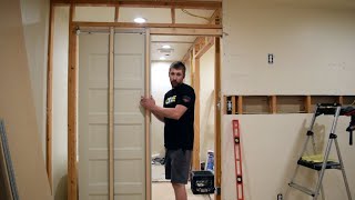 How to Install a Pocket Door [upl. by Ayotahc]