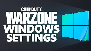 Best Windows Settings to Boost FPS in Warzone Advanced Options RAM amp Nvidia Control Panel [upl. by Eityak]