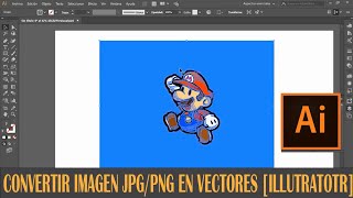 Convertir Imagen JPGPNG a vectores  ILLUSTRATOR [upl. by Jessamyn988]