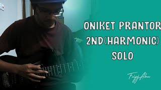 Oniket prantor 2nd solo cover [upl. by Sucramat389]