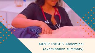 MRCP PACES Station 1  Abdominal [upl. by Sewole]