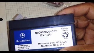 Mercedes Auxiliary Battery Change [upl. by Winston705]